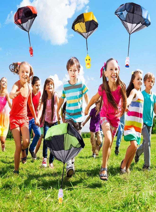 VOMAOK 6 Pack Parachute Toy Outdoor Hand Throw Flying Toys for Kids Boys Girls Easter Basket Stuffers Gifts - Image 5